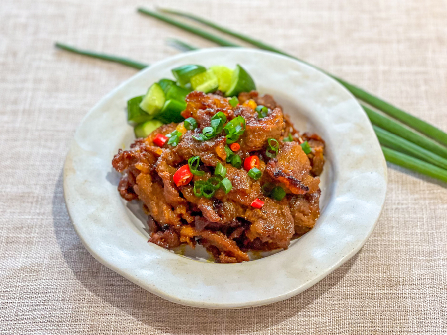 Satay Glazed Beef Stir Fry (Peanut-Free!)